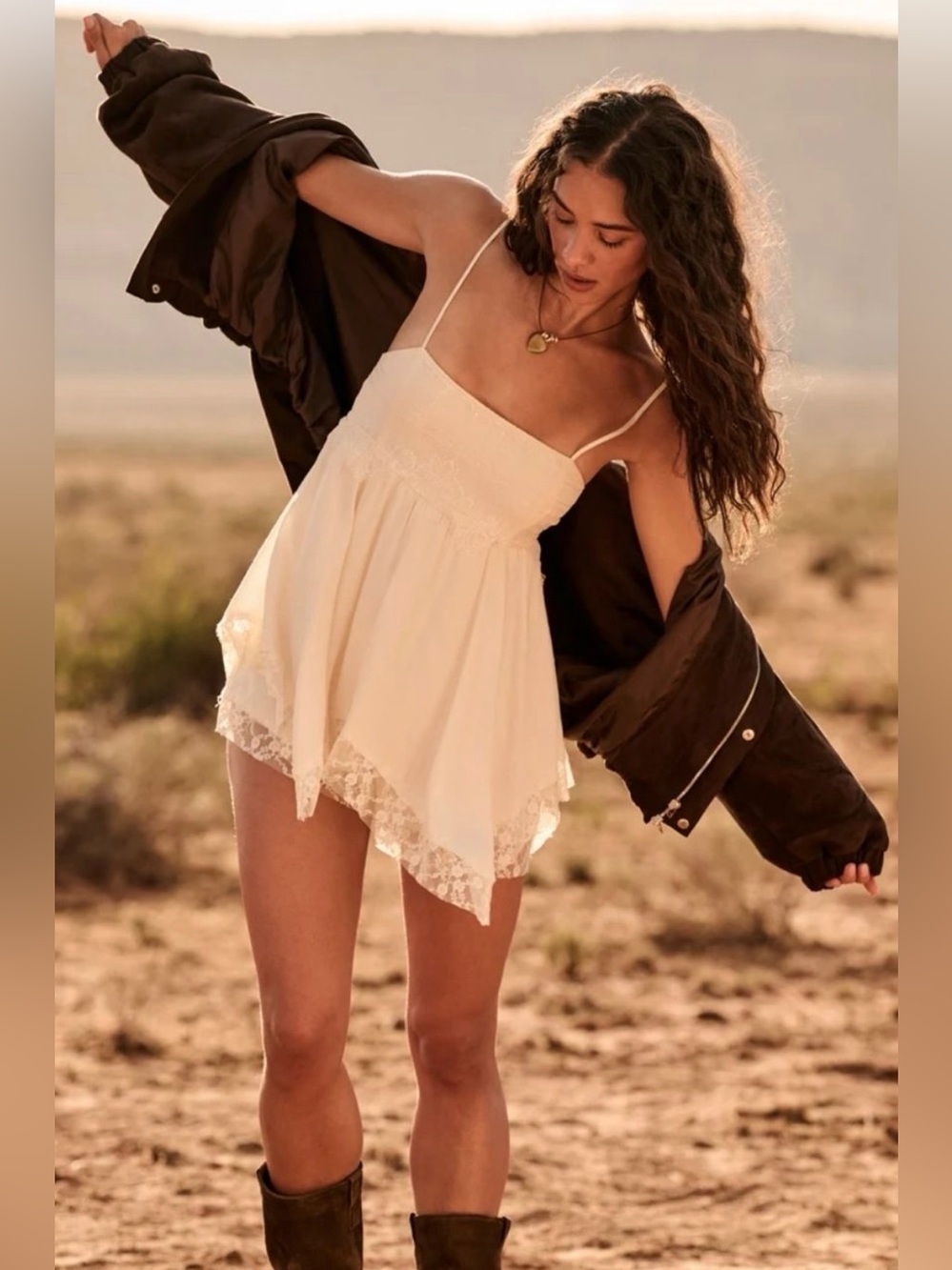 Altard state Eliana Double Layer Romper NWOT